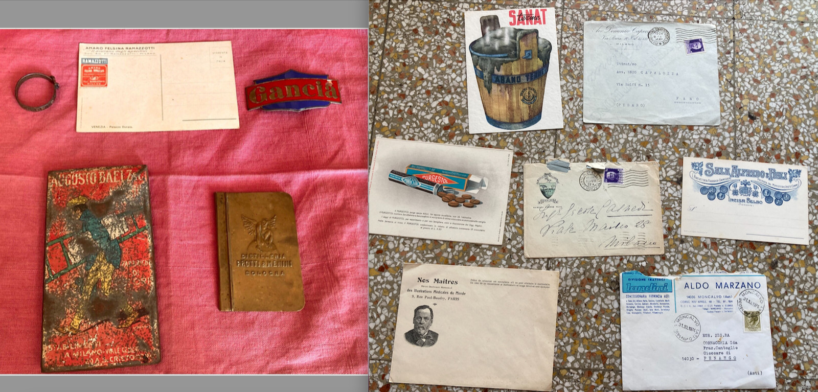Rare Vintage LOT ADVERTISING : Stunning - N. 12 in TOTAL including 1900's 
