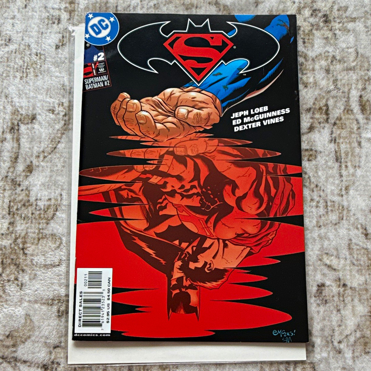 DC Comics Superman/Batman #2 Direct Jeph Loeb Ed McGuinness Dexter Vines