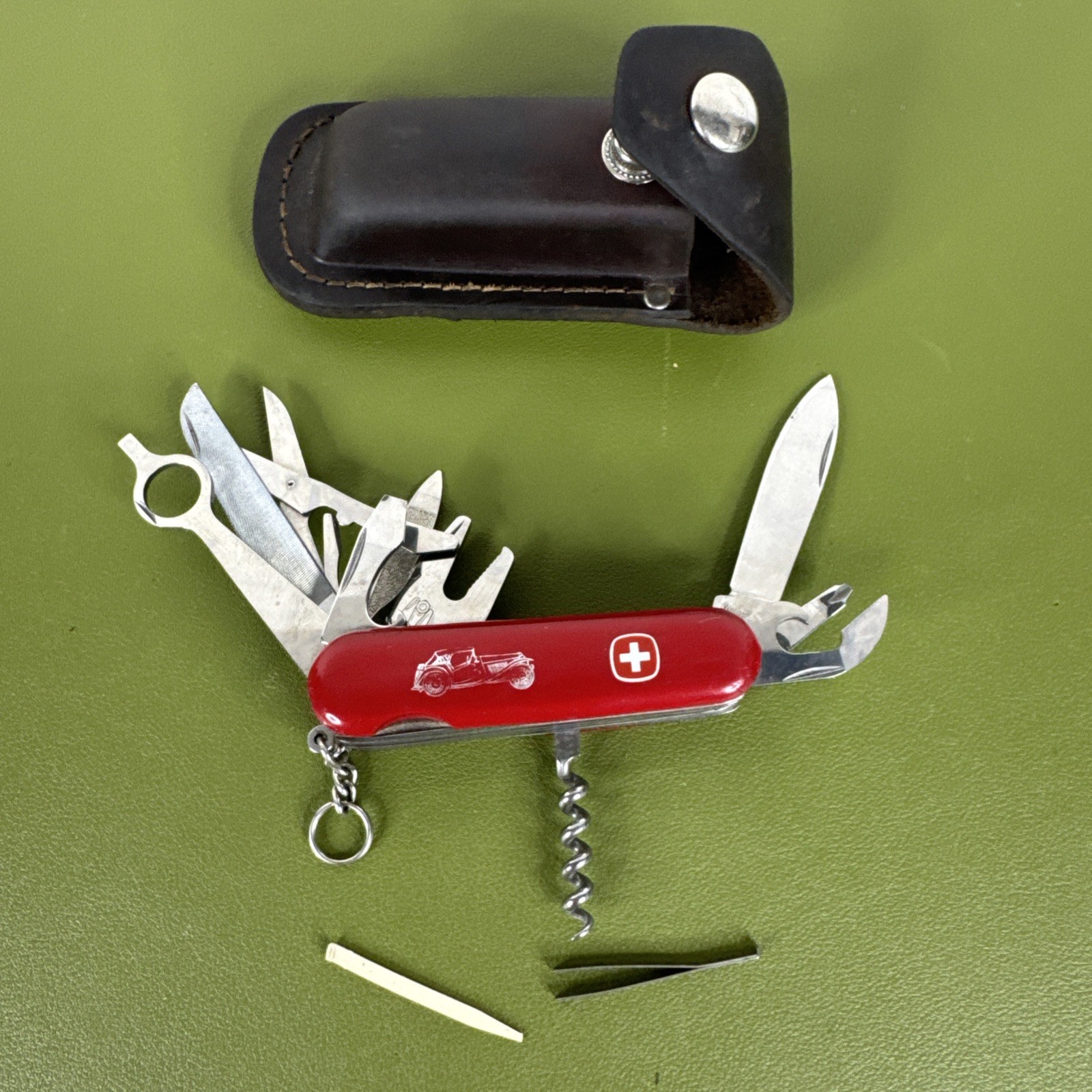 Swiss Wenger Vintage Motorist/Automobile 85mm Pocket Knife