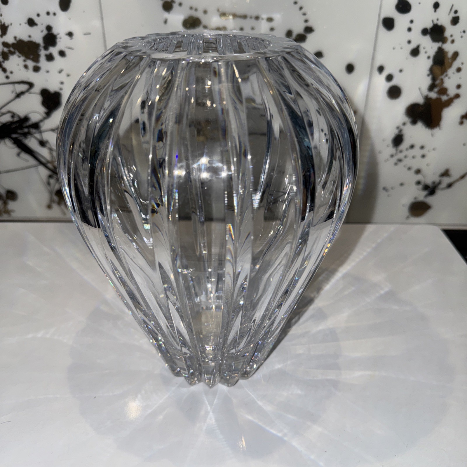 Waterford Marquis Crystal Vase #2554024 9” W/ Retail Tag $105