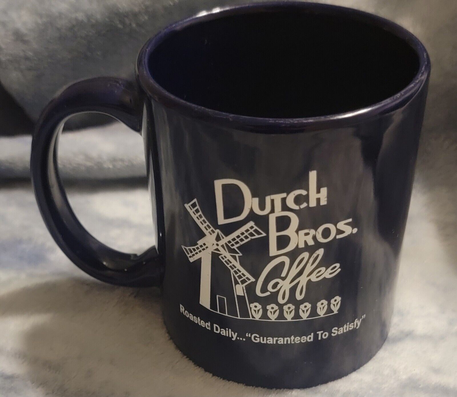 Dutch Bros Brothers Logo Cup Design Original Windmill Tulips Coffee Mug RARE
