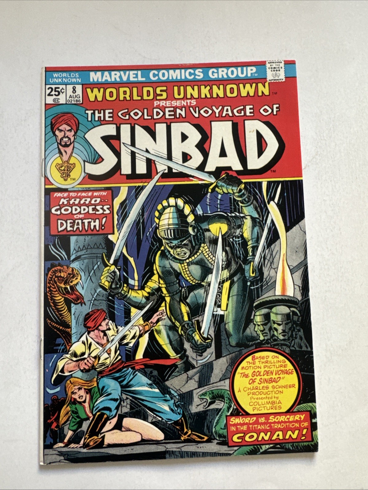 Worlds Unknown Presents The Golden Voyage of Sinbad #8 Worlds Unknown Presents The Golden Voyage of Sinbad #8
