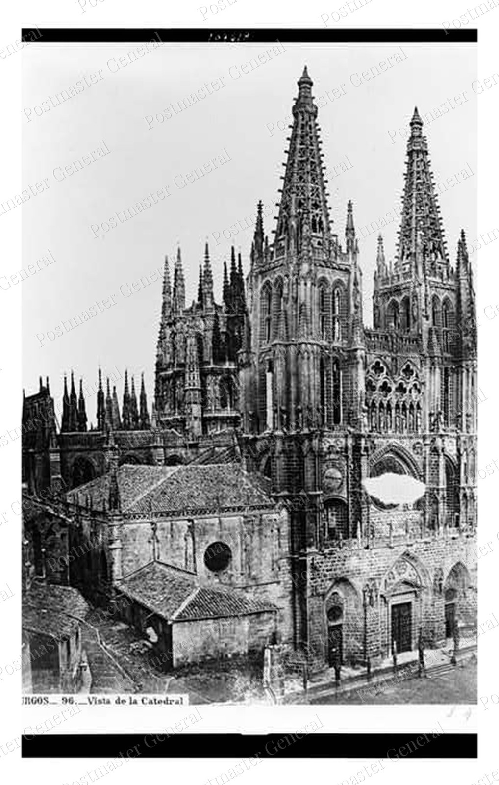 Burgos Spain Cathedral View Standard Postcard COPY RPPC Burgos Spain Cathedral View Standard Postcard COPY RPPC