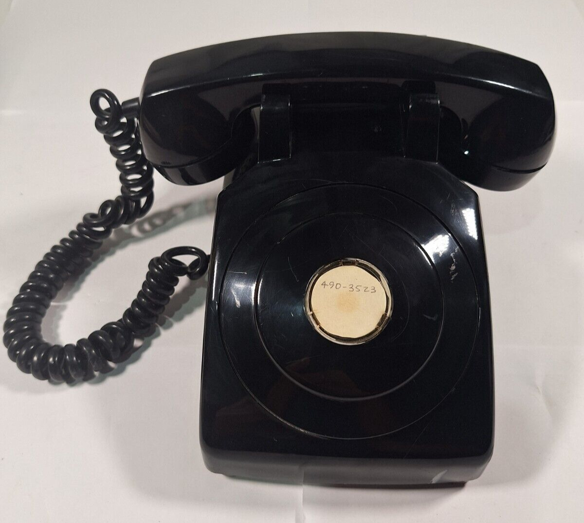 Rare Vintage Stromberg Carlson No Dial Phone Black Extension Lobby Refurbished