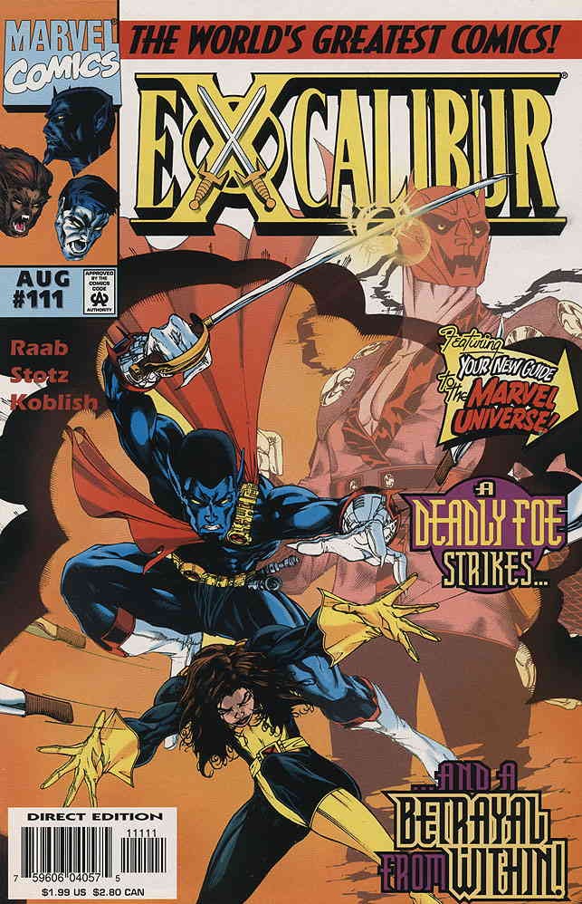 Excalibur #111 VF; Marvel | Ben Raab Nightcrawler - w/Bag+Board