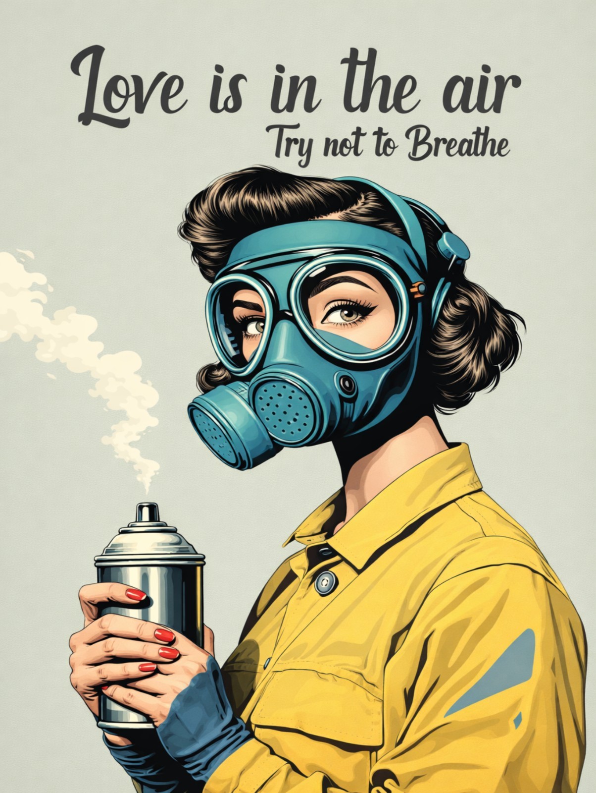 love is in the air wall art metal sign