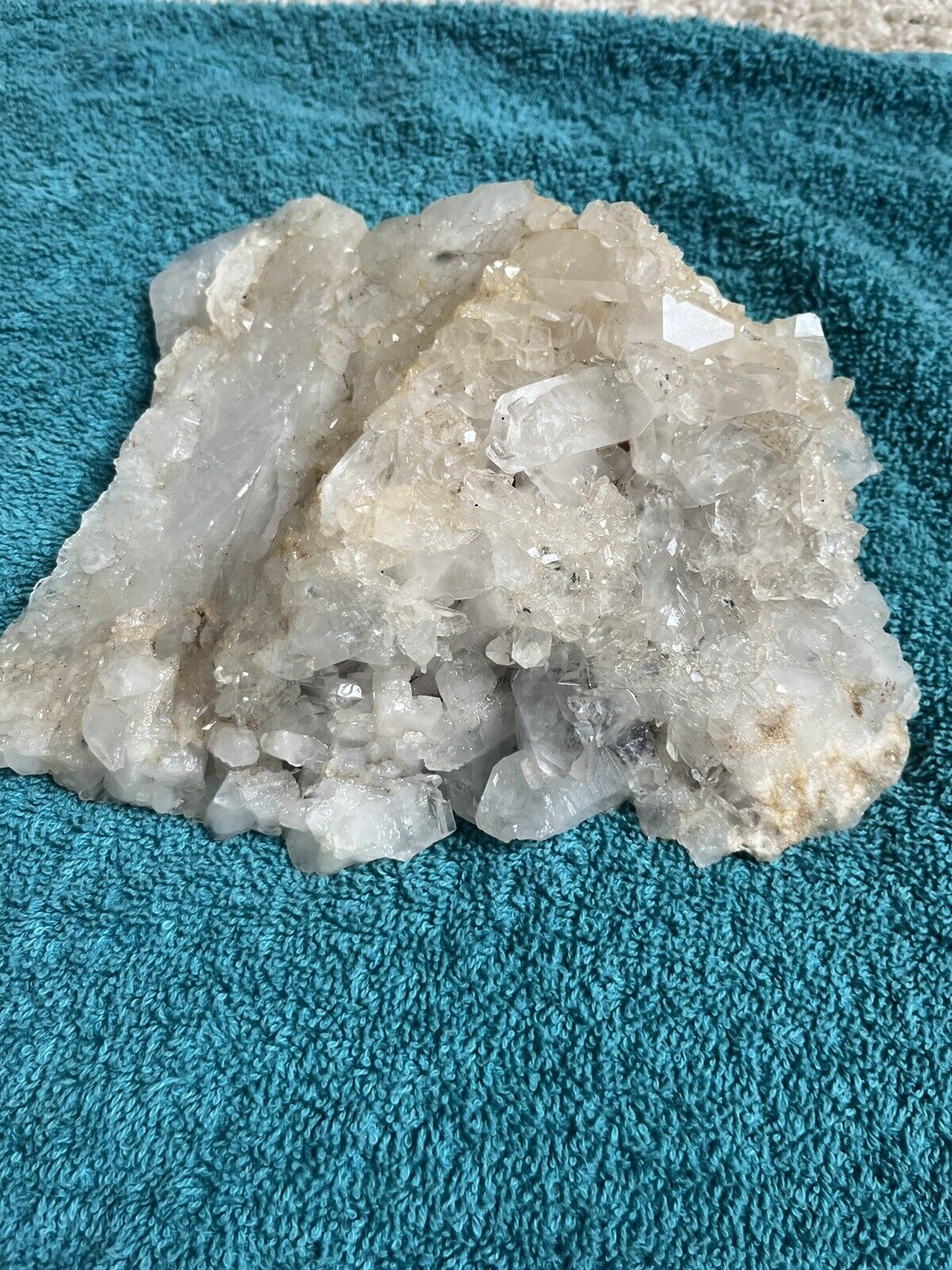 4LB Natural White Crystal Quartz Crystal Cluster Specimen