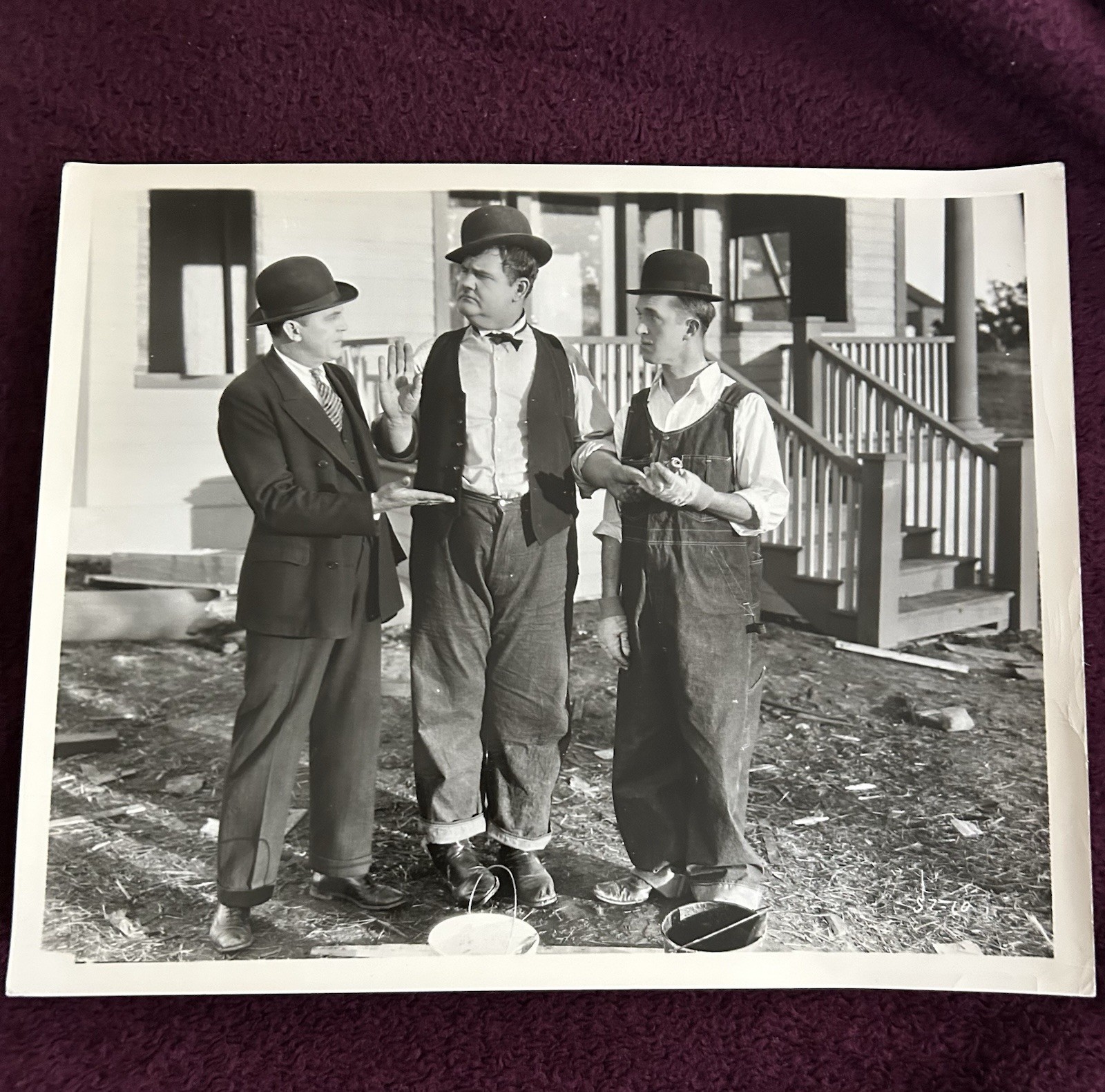 Stan Laurel & Oliver Hardy original 1928 vintage photo 8x10