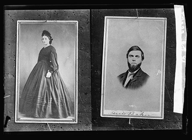 Photo:J.R. Thomas Portrait Photos Woman and Bearded Man c1905-1909
