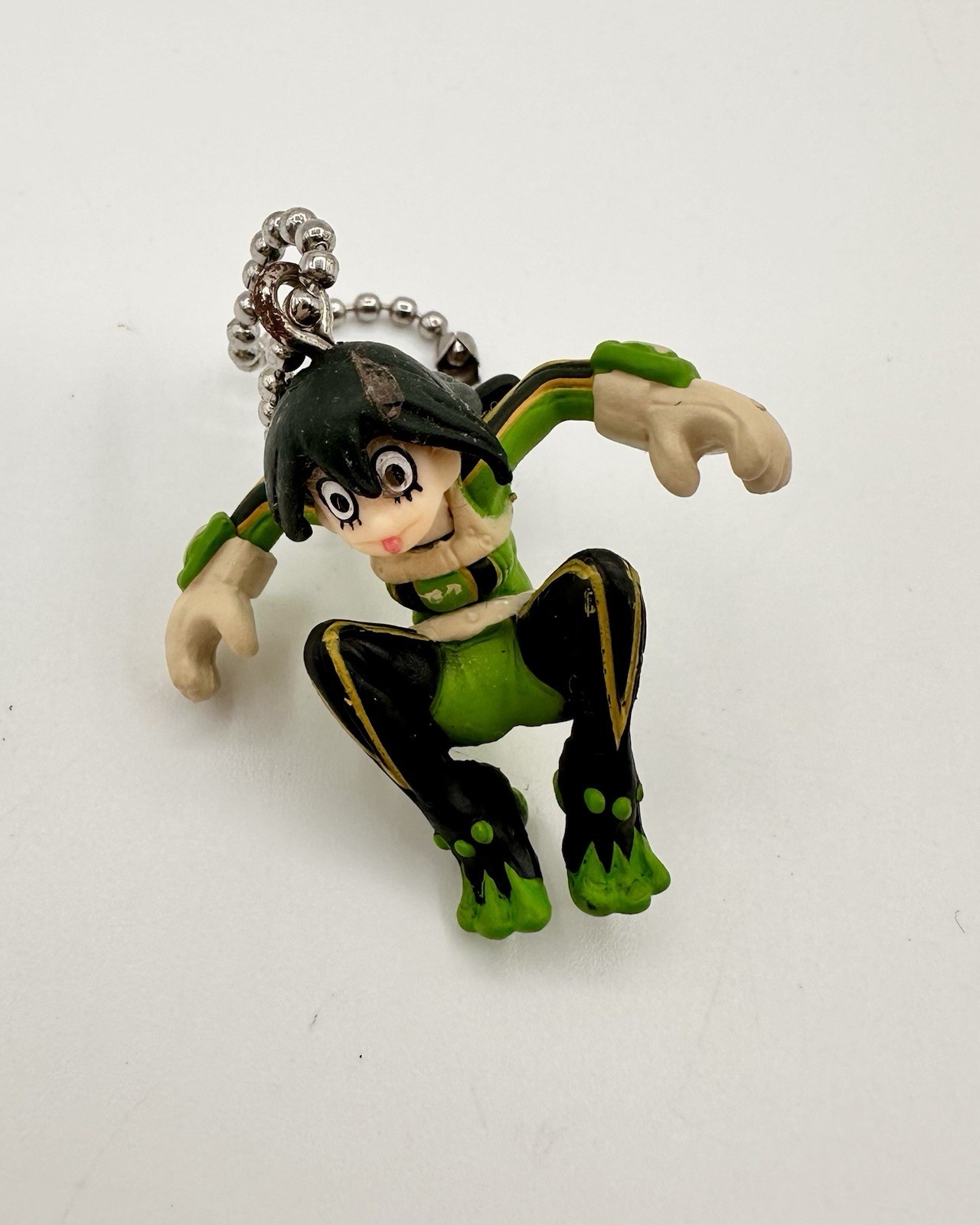 My Hero Academia Tsuyu Asui figure doll key chain RARE Deformed mini toy My Hero Academia Tsuyu Asui figure doll key chain RARE Deformed mini toy