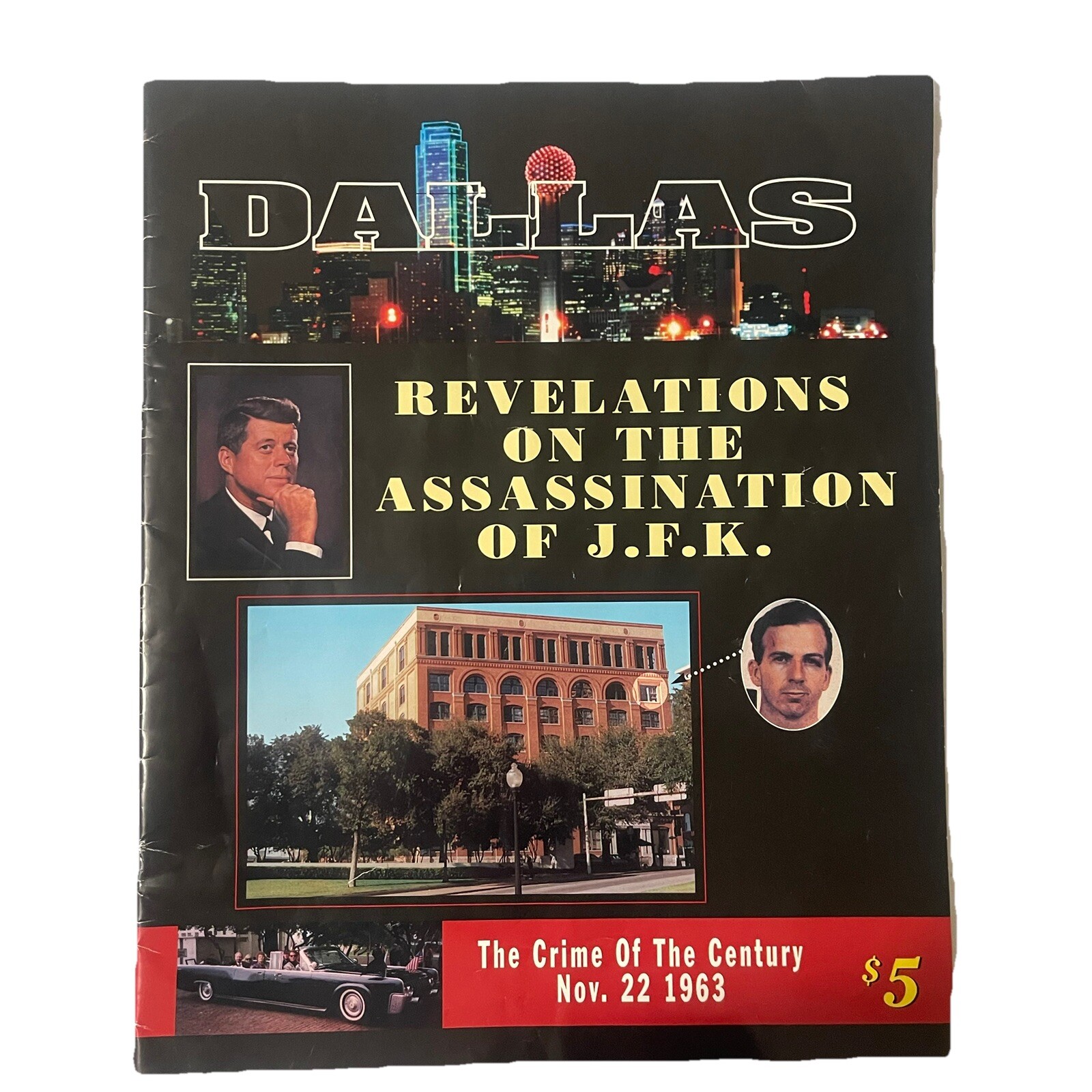 Vintage Megazine from 1963 Dallas:Revelations on the Assassination of J.F.K.
