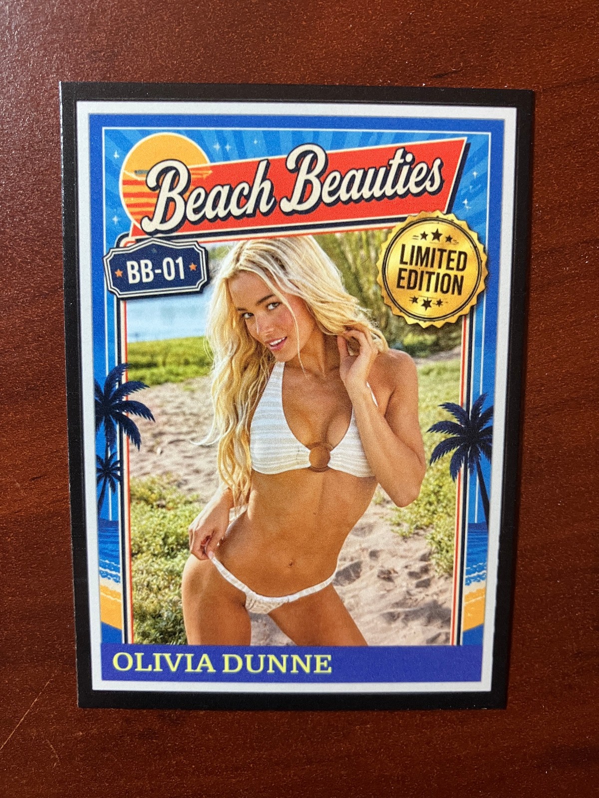 NEW Custom ACEO Beach Beauties Trading Card