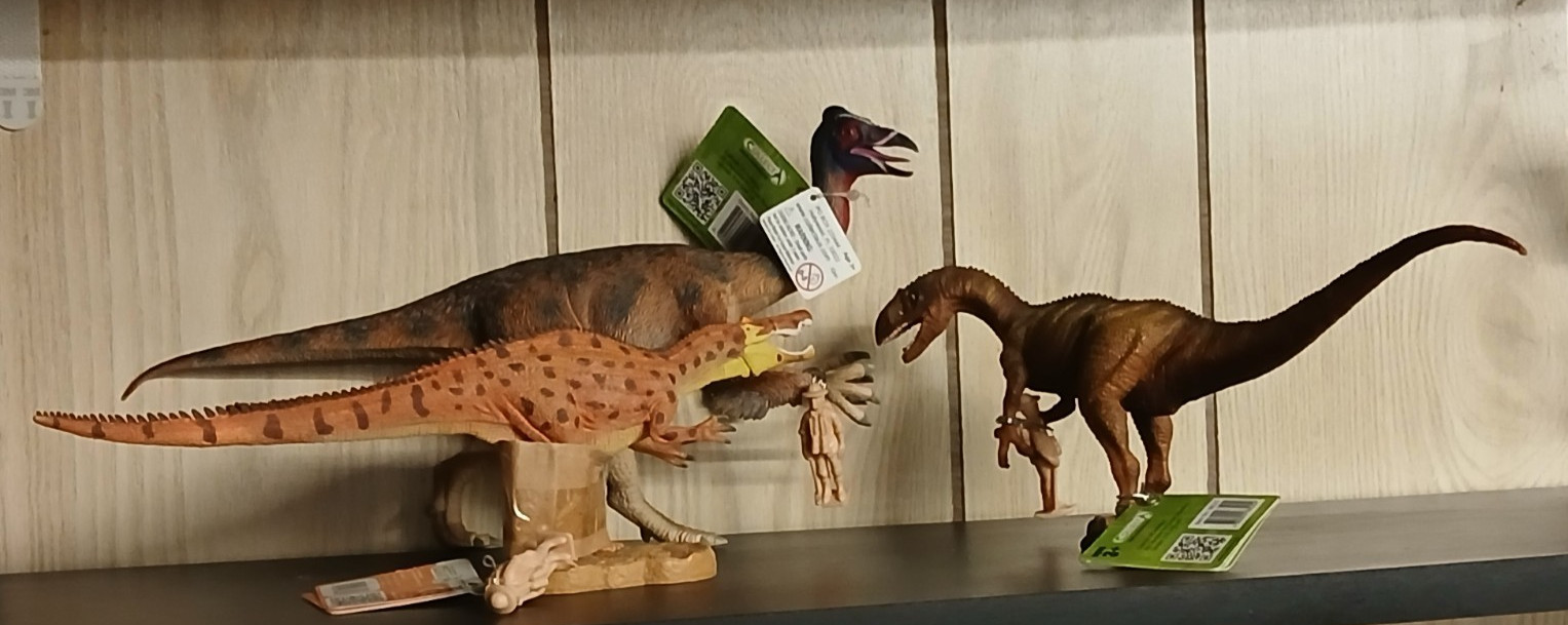 CollectA: Baryonyx with movable jaw 2018, Neovenator (2012), Deinacheirus (2012)