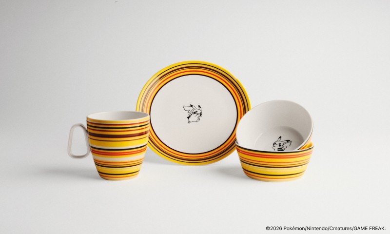 Iittala x Pokemon Origo Pikachu Mug Plate Bowl 3pc Set 30th Anniversary Japan