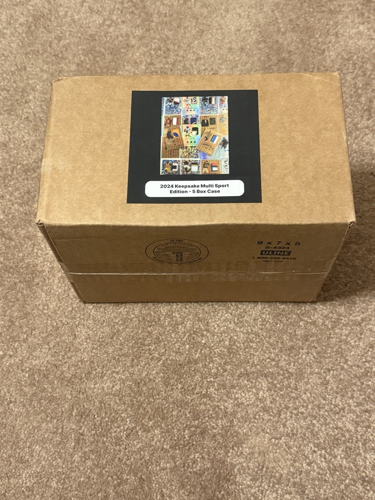 2024 Keepsake Multi Sport Edition 5 Box Case Factory Sealed Hobby Box Case