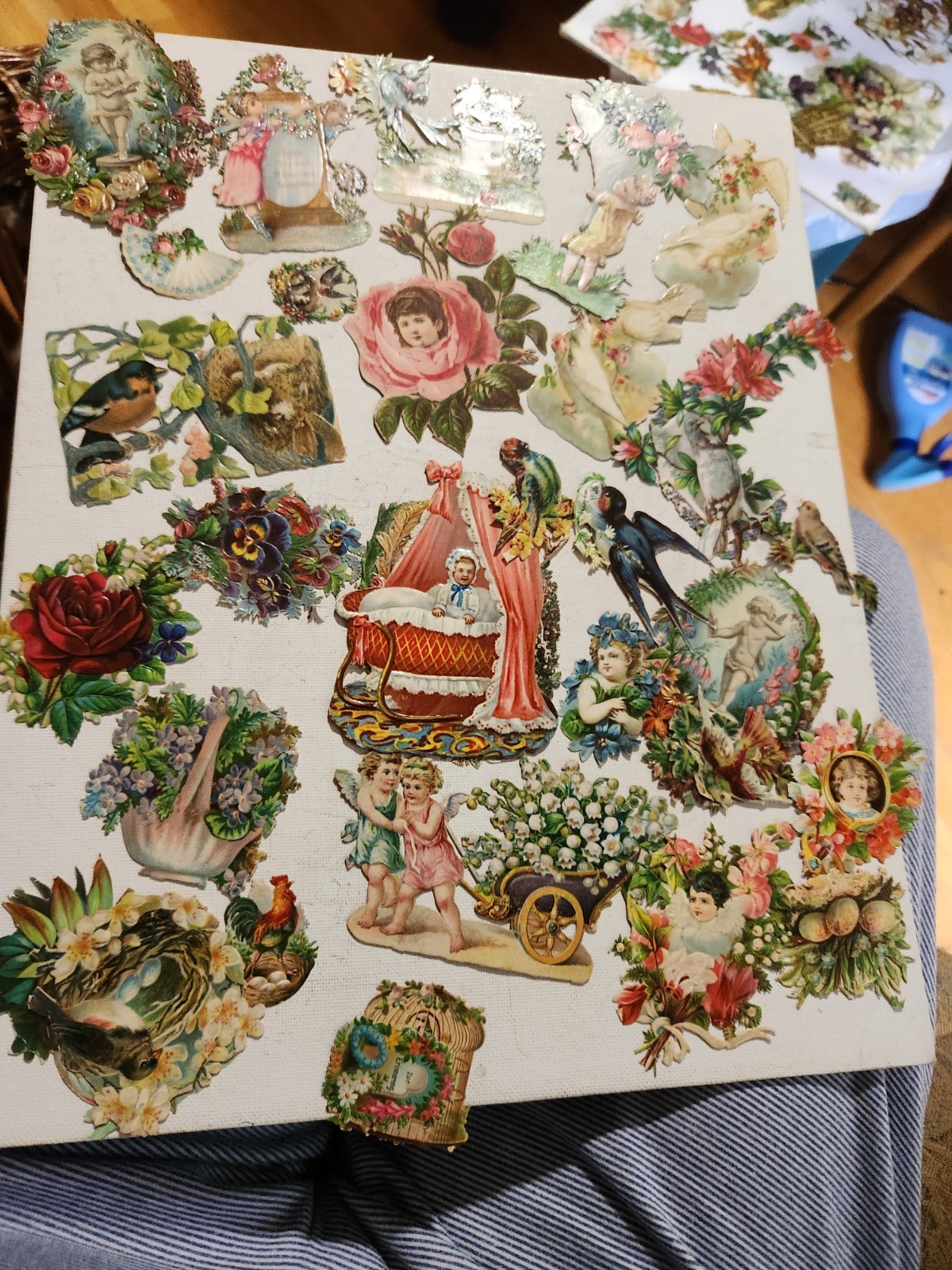 Antique Lot  Victorian Scrap Paper Ephemera  Collecting Or Scrapbooking Minty