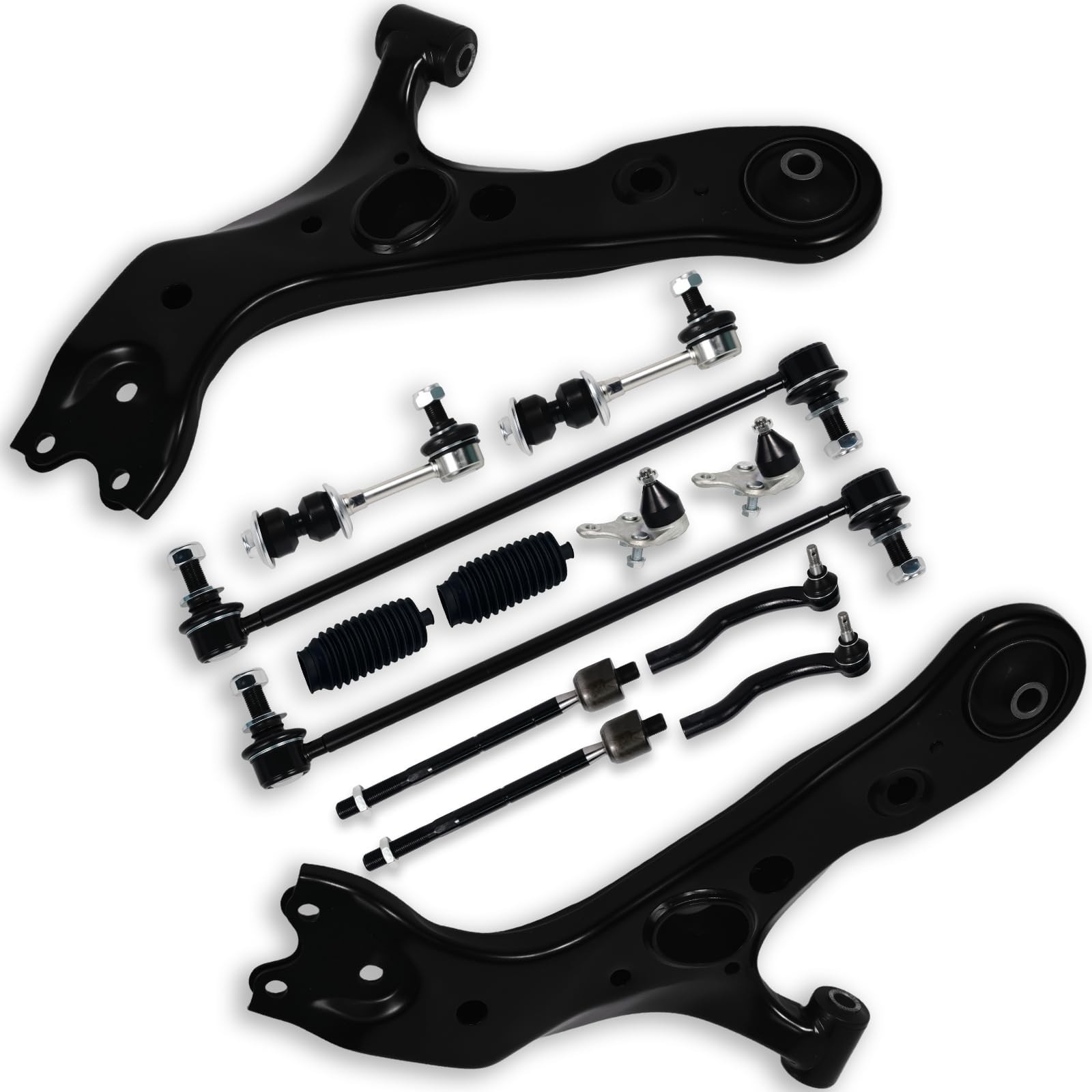 14PCS Front Upper Lower Control Arm Stabilizer Sway Bar End Link Inner Outer ... 14PCS Front Upper Lower Control Arm Stabilizer Sway Bar End Link Inner Outer ...