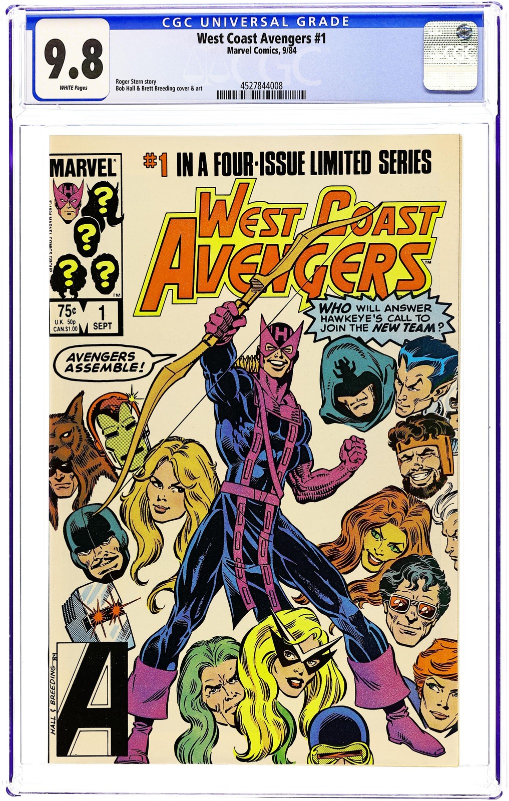 West Coast Avengers 1D CGC 9.8 1984 4527844008