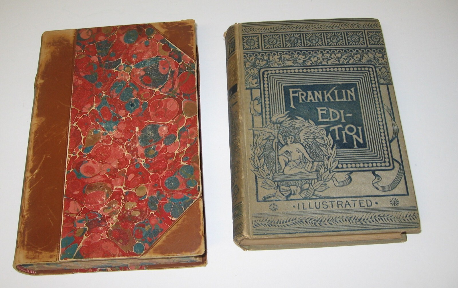John Greenleaf Whittier Poetical works books, household edition 1888 & Franklin John Greenleaf Whittier Poetical works books, household edition 1888 & Franklin