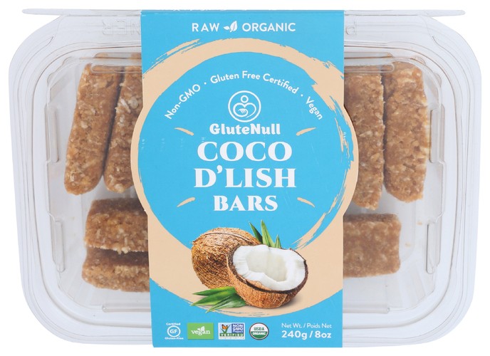 Glutenull Bar Coconut Org 8 Oz Pack Of 10