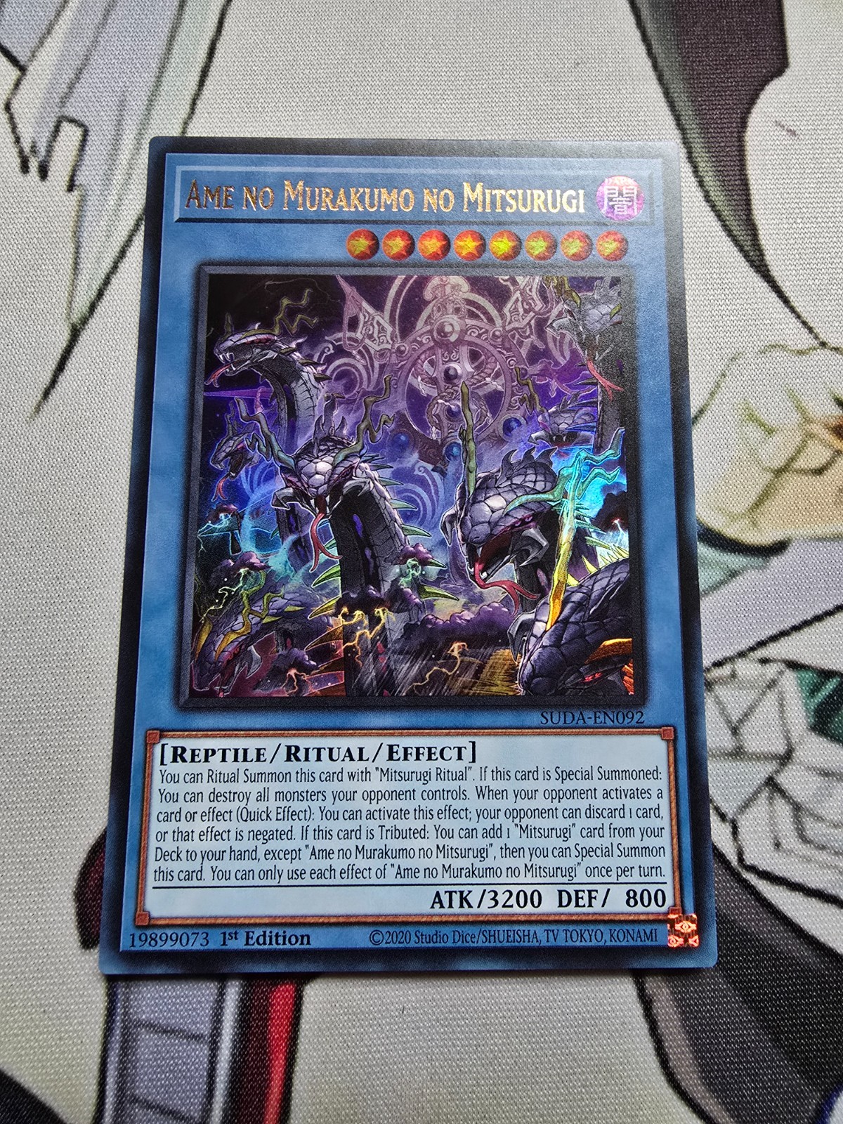 Ame no Murakumo no Mitsurugi SUDA-EN092 Ultra Rare 1st Edition M/NM Condition