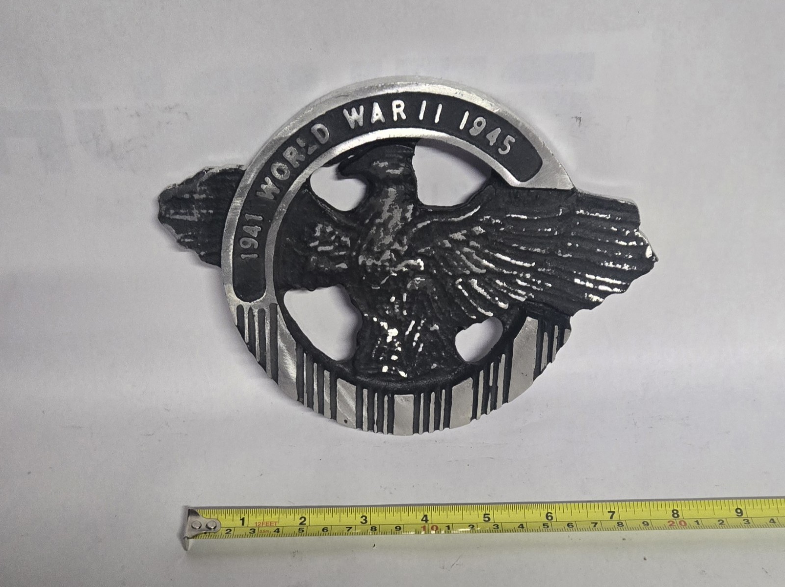 Cast Aluminum 1941 - 1945 WW11 Commemorative