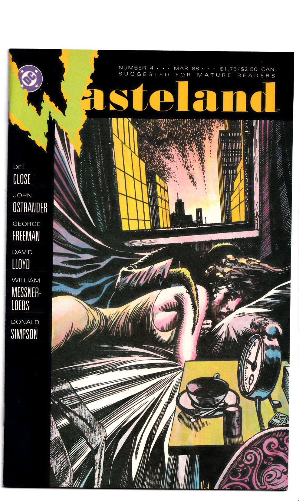 Wasteland #4 1988 DC Comics (Piranha Press)