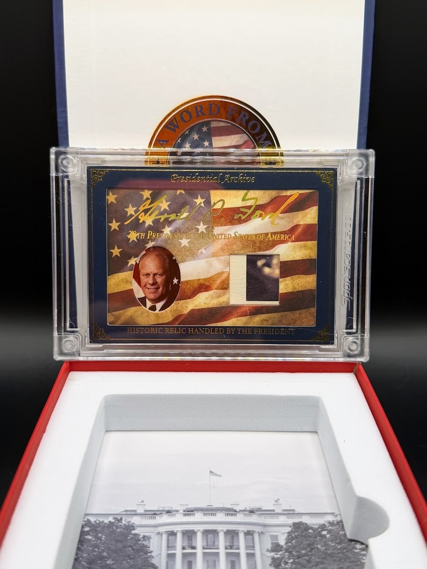 2025 A Word From POTUS GERALD FORD Historic Document Relic /649 With BOX PA-GF38