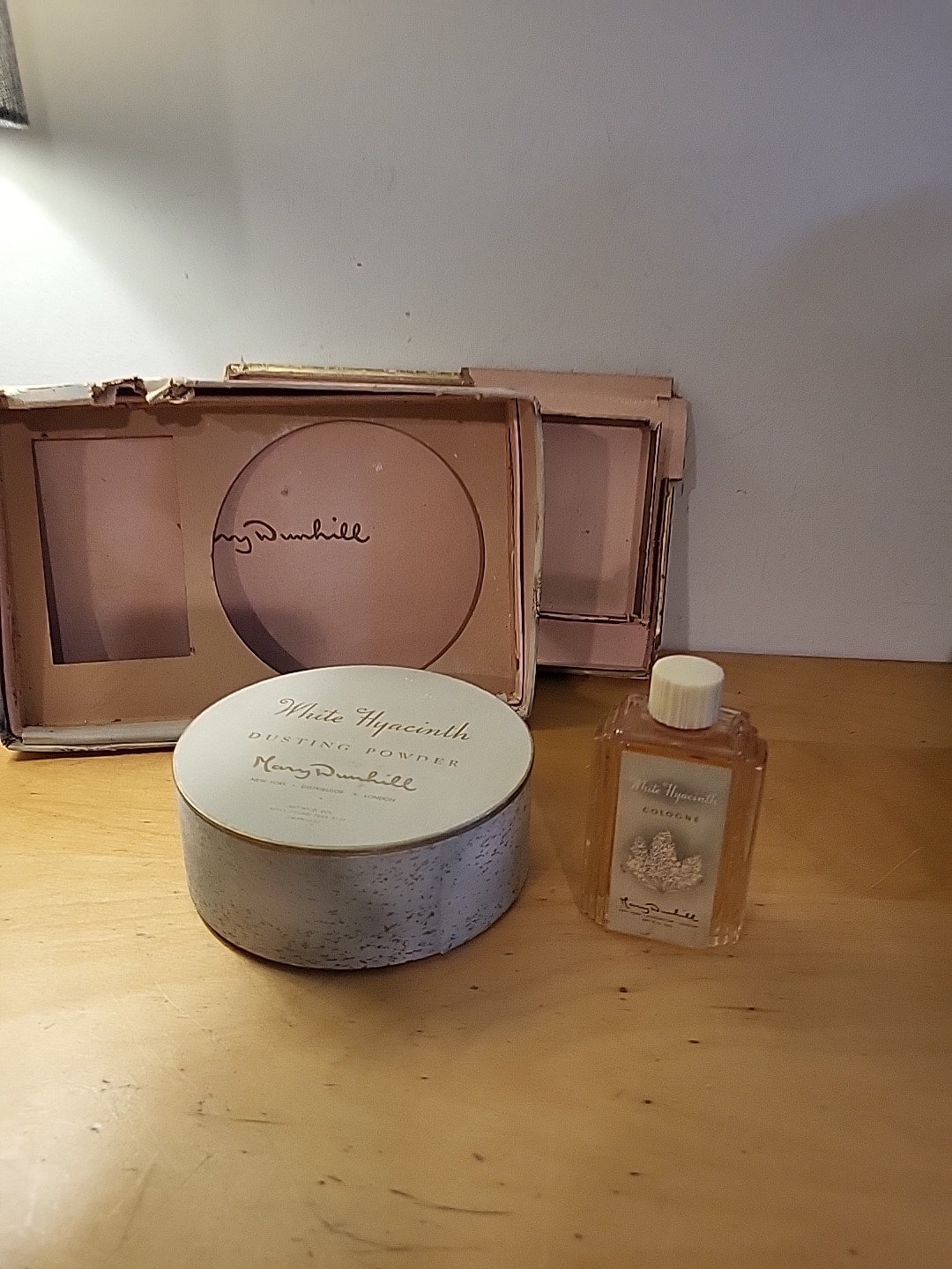 Mary Dunhill Vintage Dusting Powder And Cologne 1940s