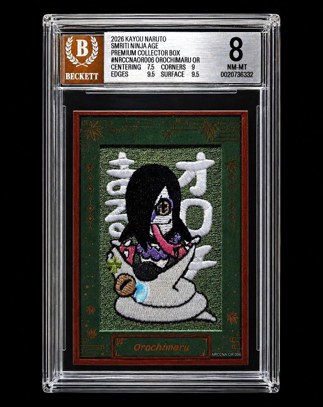 KAYOU Naruto Smriti Ninja Age Orochimaru OR-006 #099/720 BGS 8 2026 KAYOU Naruto Smriti Ninja Age Orochimaru OR-006 #099/720 BGS 8 2026