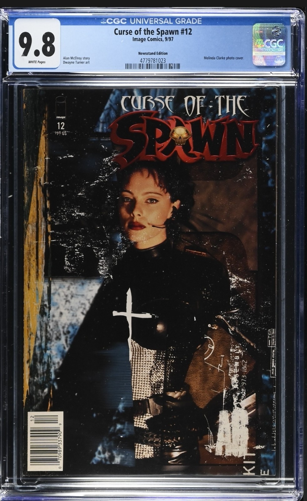 Curse of The Spawn #12 CGC 9.8 Newsstand Edition 1st Appearance Jessica Priest