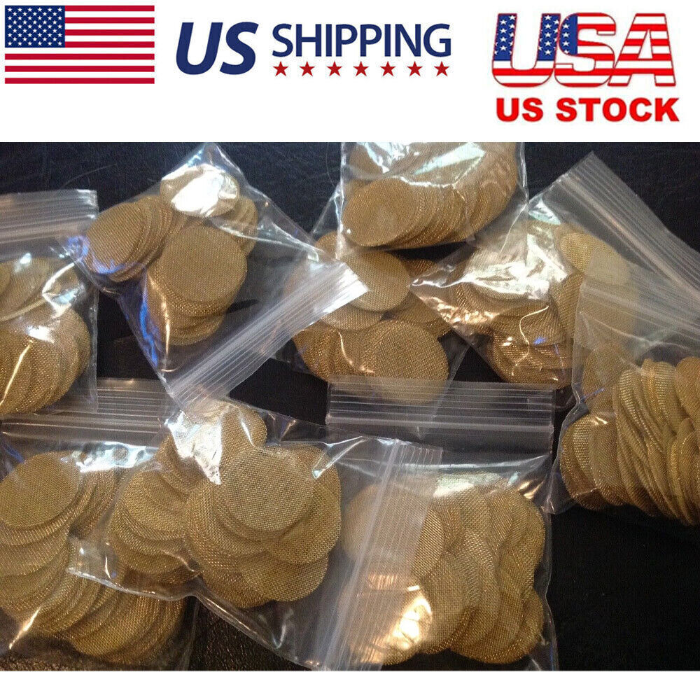 500 Pcs 57 Brass Pipe Screens 16mm HEAVY DUTY Free&Fast Shipping USA