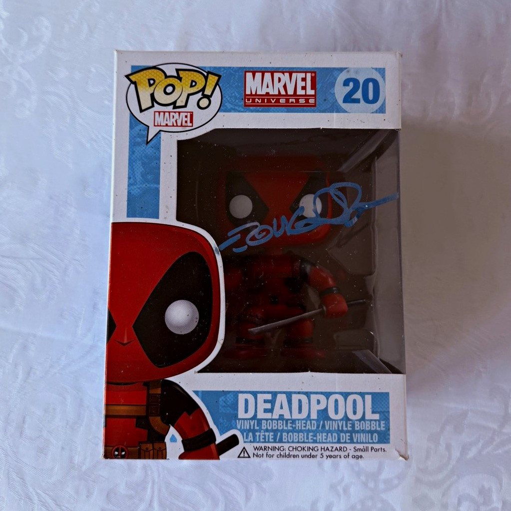 Funko Pop Marvel Universe Deadpool #20 Vinyl Figure Autographed (no coa)