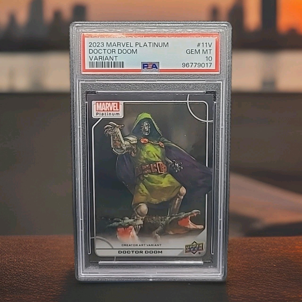 2023 Marvel Platinum CREATOR ART VARIANT Doctor Doom #11-V PSA 10