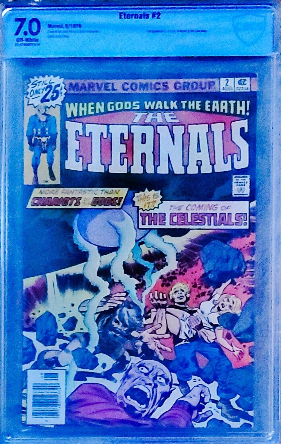 Eternals #2 (1976) CBCS 7.0  Jack Kirby & John Verpoorten Cover 1st Ajak 