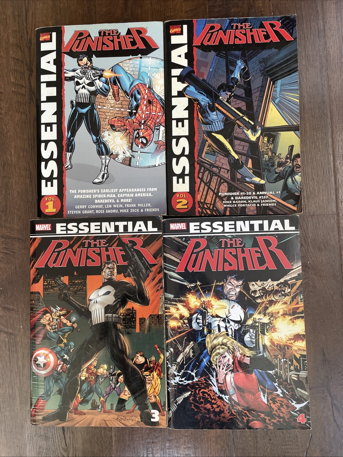 Essential Punisher # 1 - 4 Full run 2004-2012 good condition-A