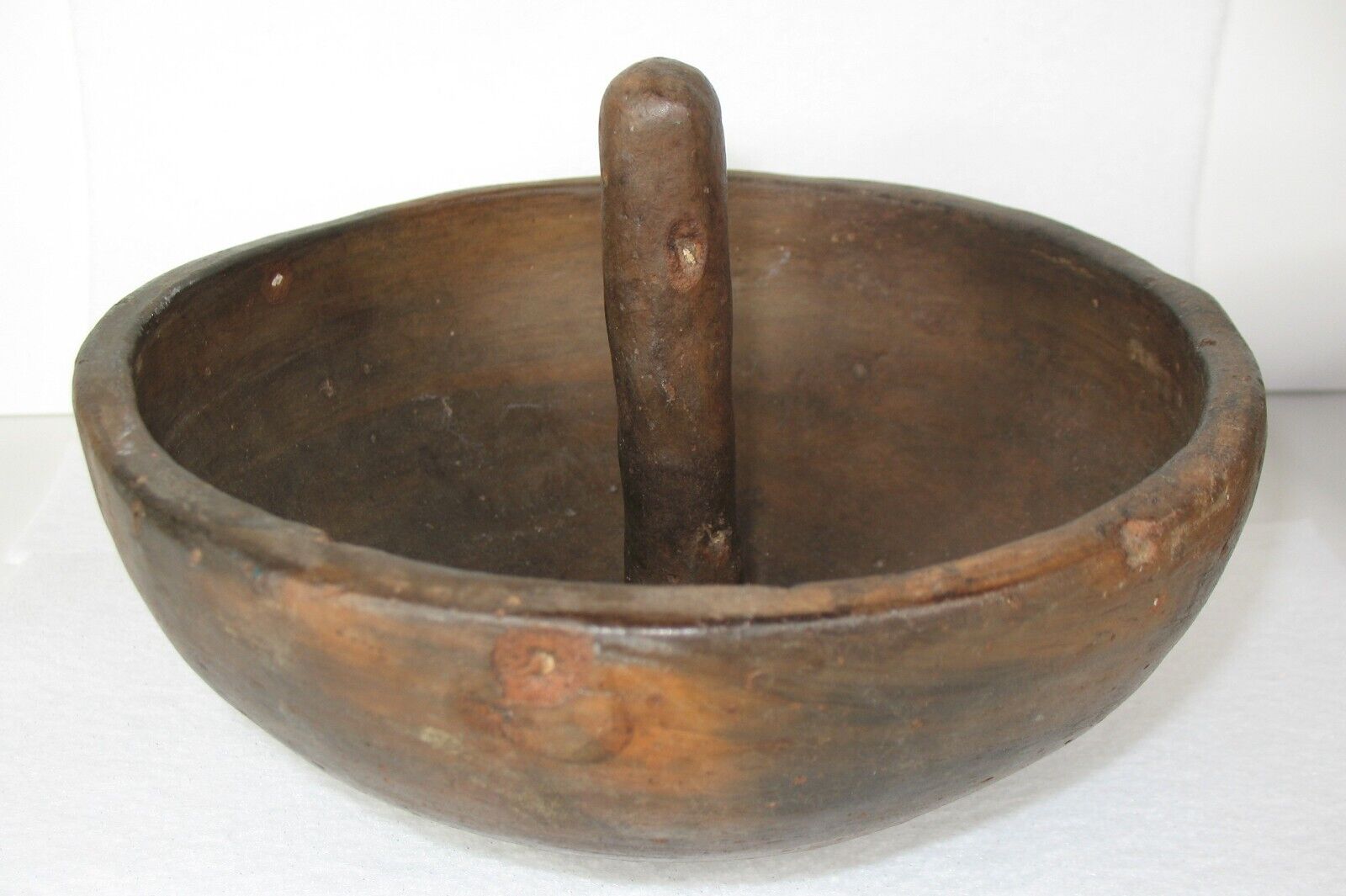 Pre Columbian Mississippian Utilitarian Pottery Bowl Antique