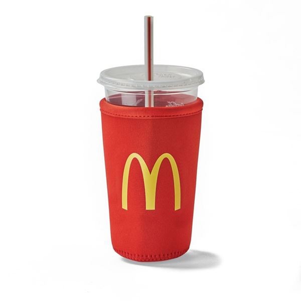 McDonald\'s Medium Cold Cup Koozie Sleeve Java Sok 