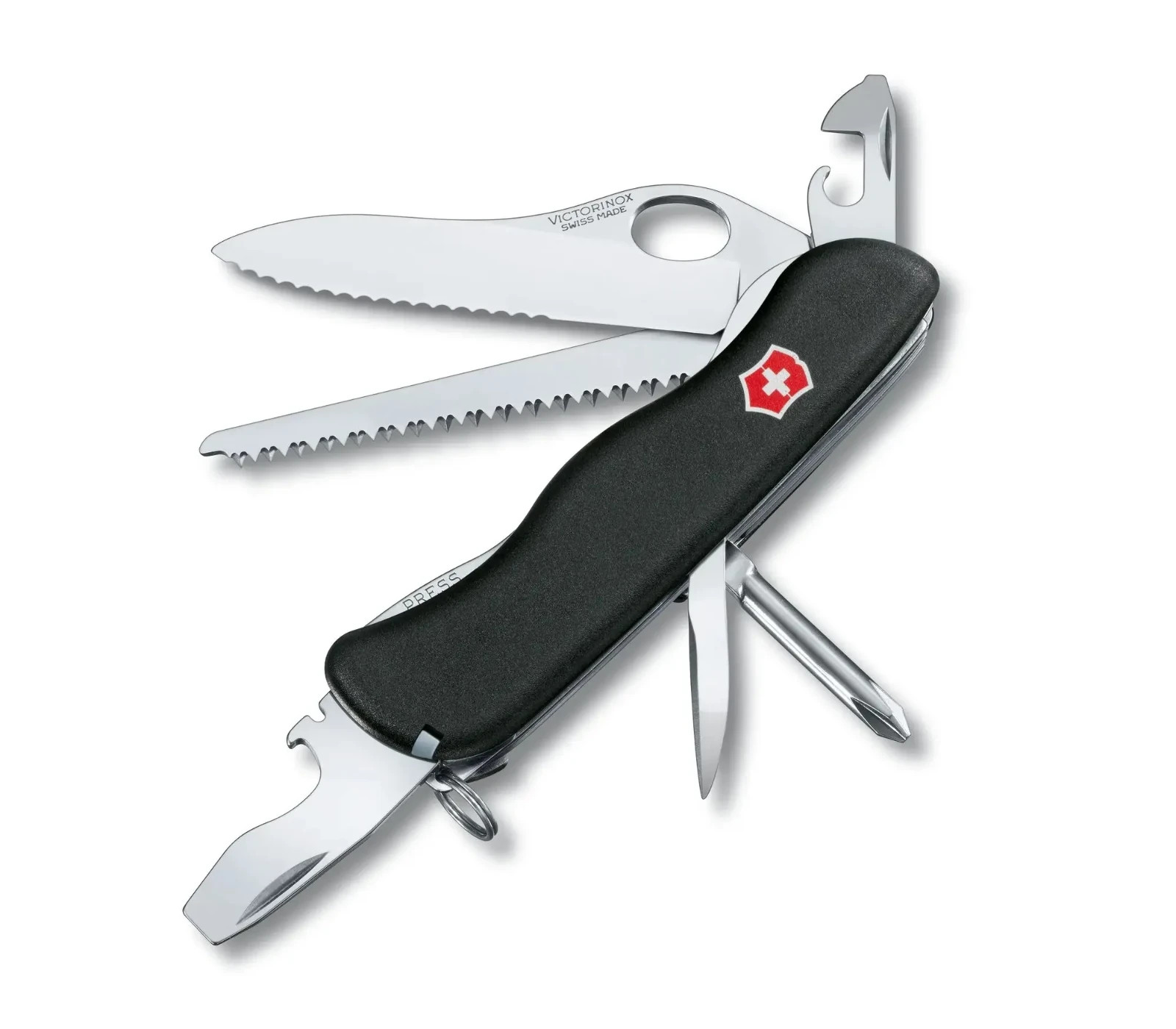 Victorinox One Hand Trekker Black Swiss Army Knife 0.8463.MW3-033-X1 12-Function