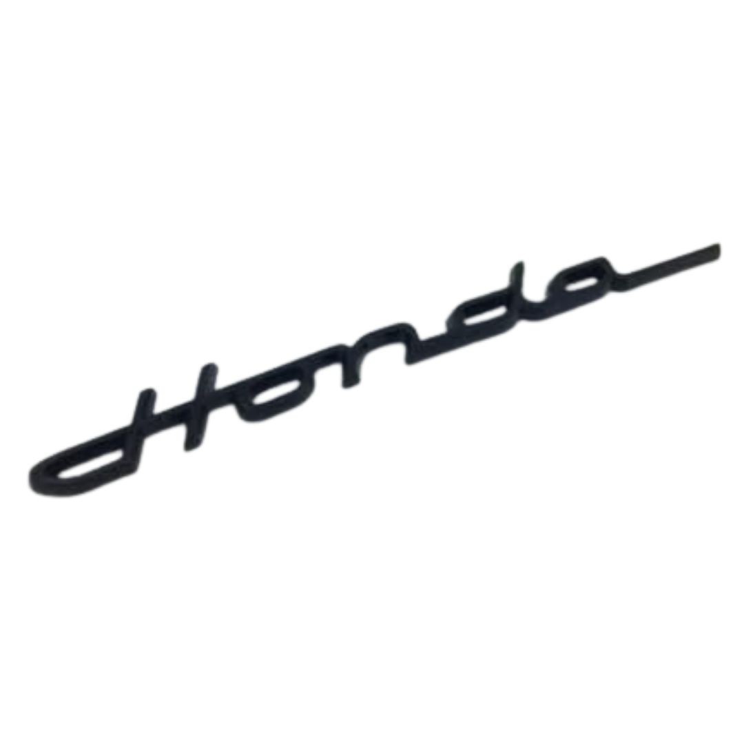 [New] Honda Logo Classic Emblem Sticker Badge Black W/Tape