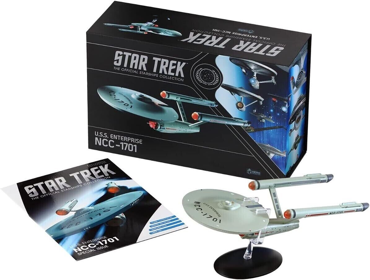 STAR TREK TOS XL Enterprise NCC-1701 Deluxe Collector Edition Box 11\