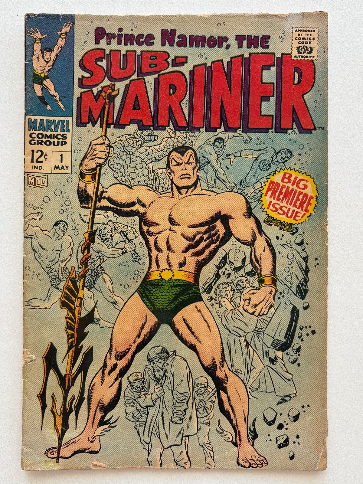 Sub-Mariner #1 1968 Marvel Key 1st Issue Namor Solo Title GD/VG range Sub-Mariner #1 1968 Marvel Key 1st Issue Namor Solo Title GD/VG range