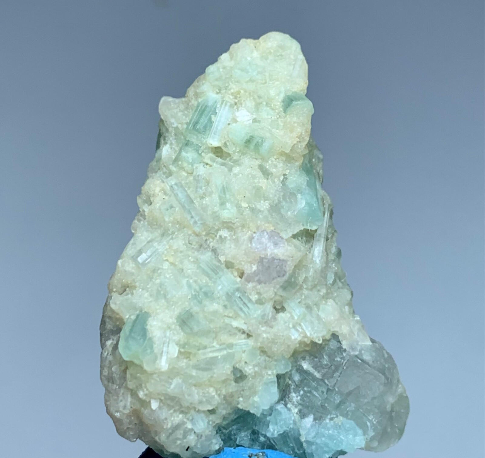 59 Ct Natural Tourmaline Crystals with Quartz from Afghanistan