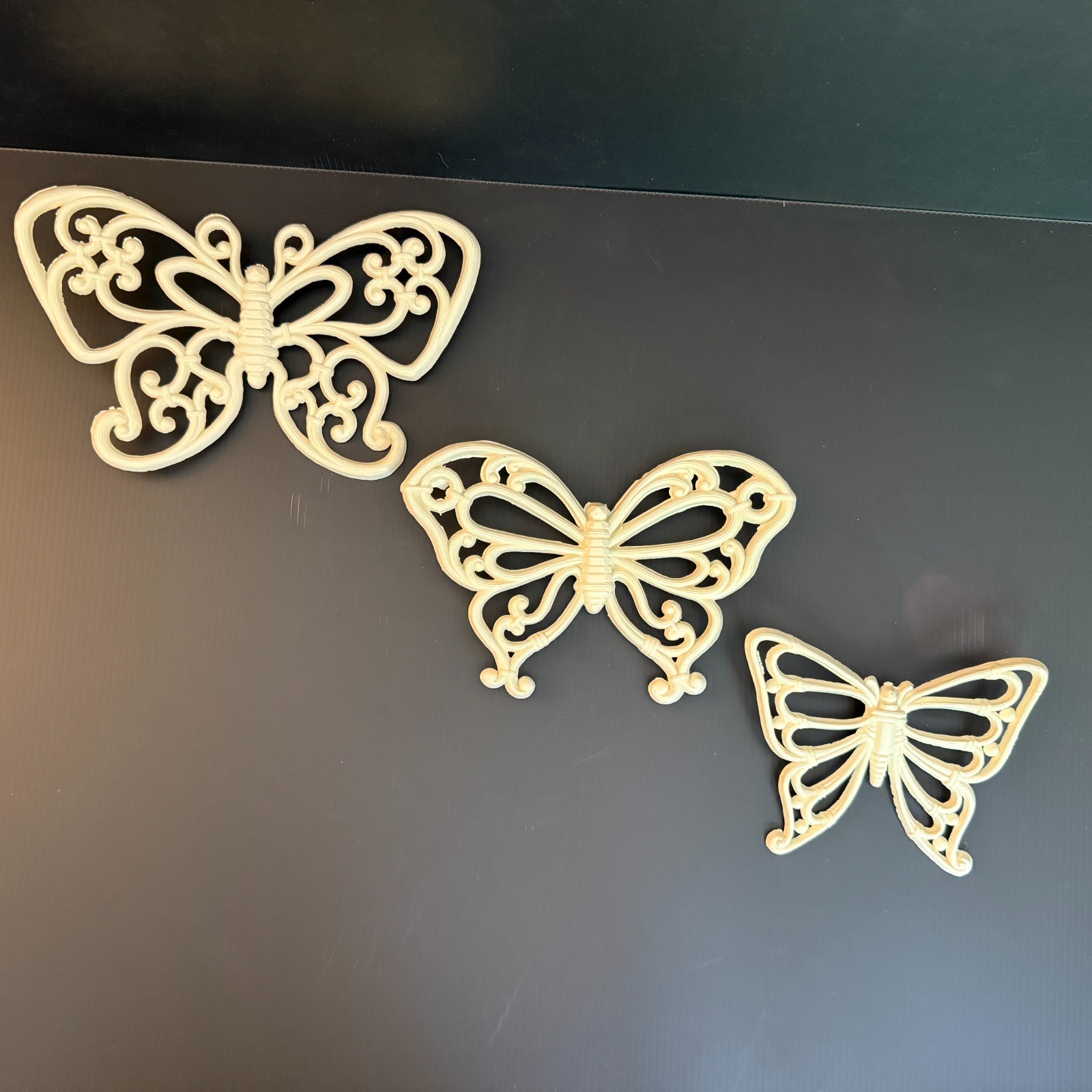 Vintage Homco Butterfly Wall Decor Set of 3