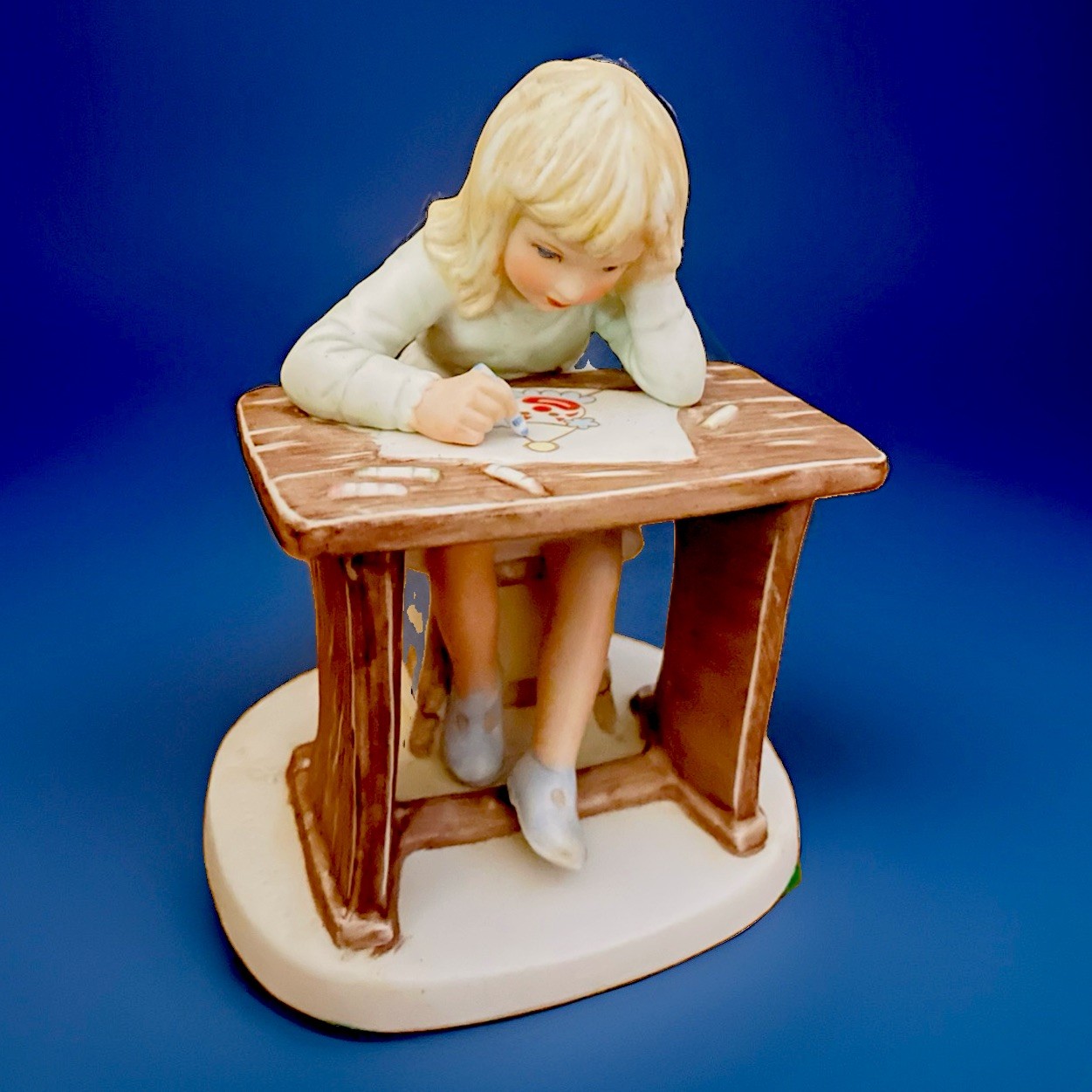 VINTAGE 1984 FRANCES HOOK CERAMIC FIGURINE FUTURE ARTIST VGC ROMAN INC.
