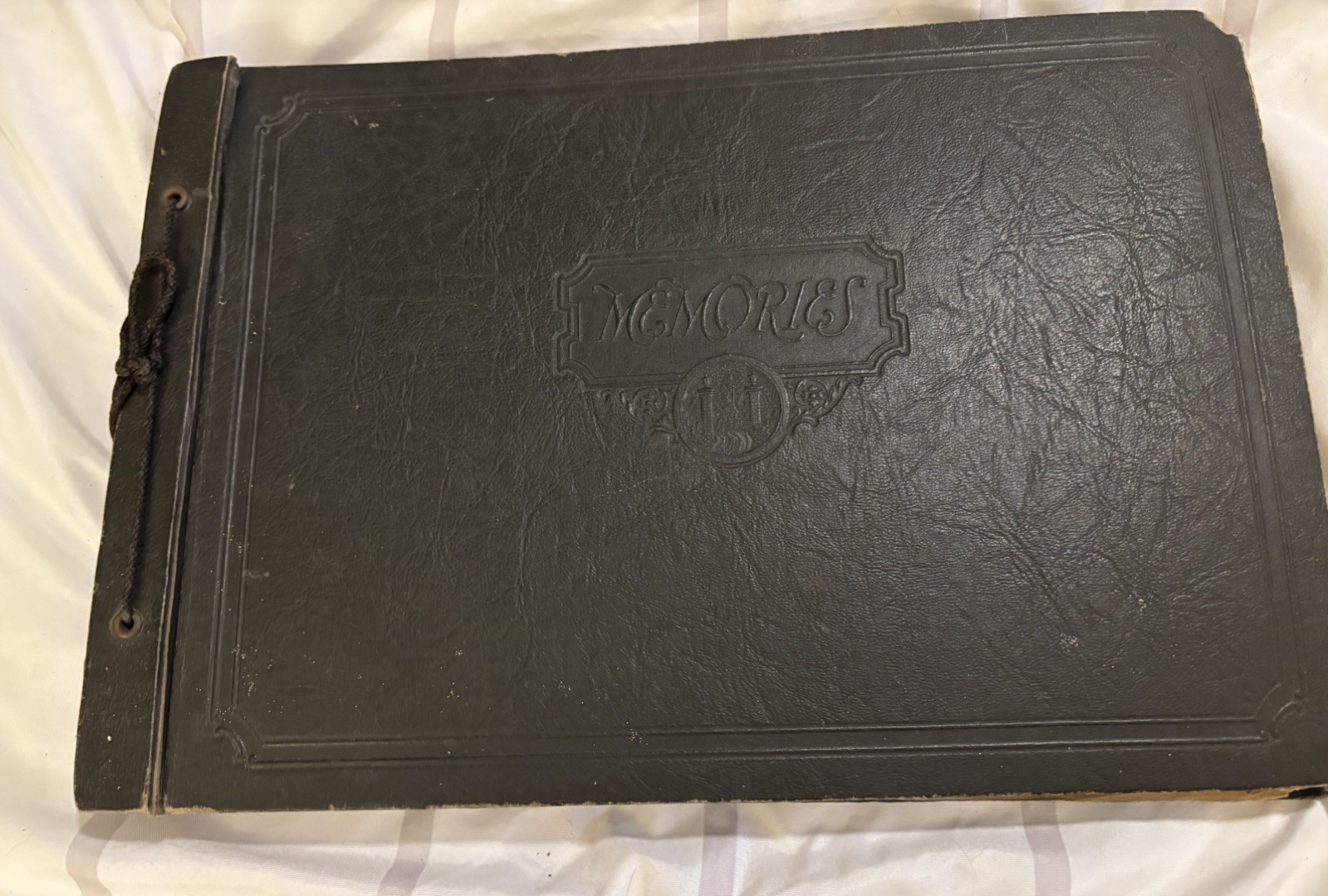 Antique 1923/24 High School Memories Scrapbook Felt Letter Invitations Playbill