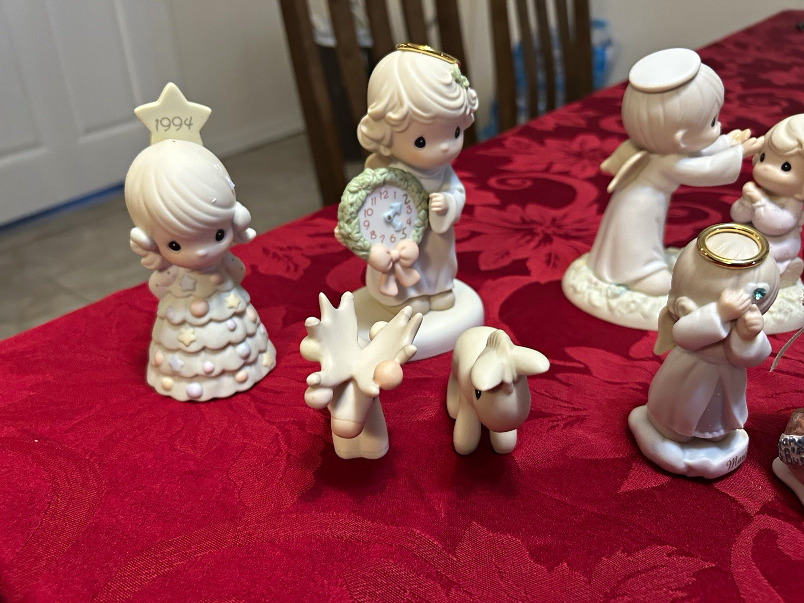 Precious Moments Porcelain Angel Mixed Lot Religious Figurines 1994 1999