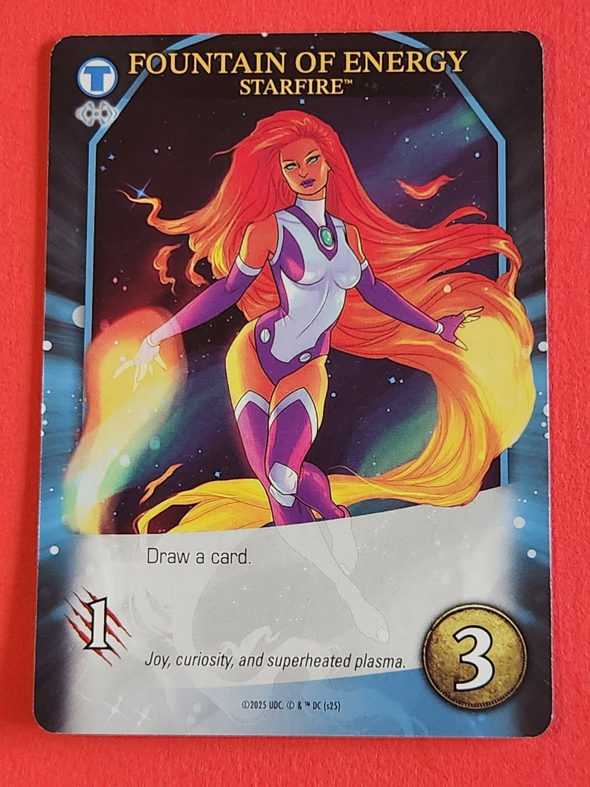 STARFIRE Upper Deck DC Legendary FOUNTAIN OF ENERGY