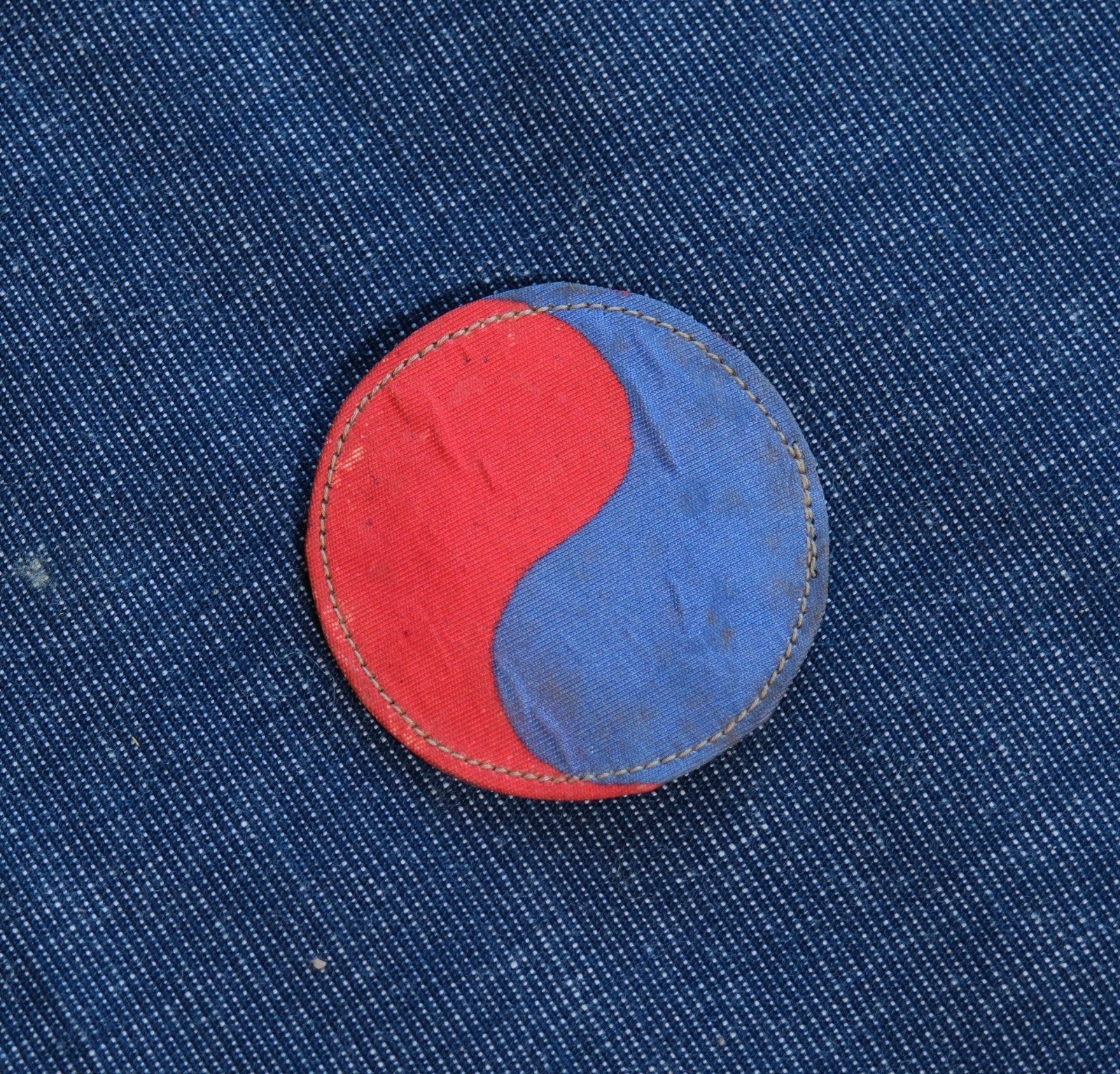 Vtg 1945 - 1948 US Army Military Government of Korea Taegeuk Theater Made Patch