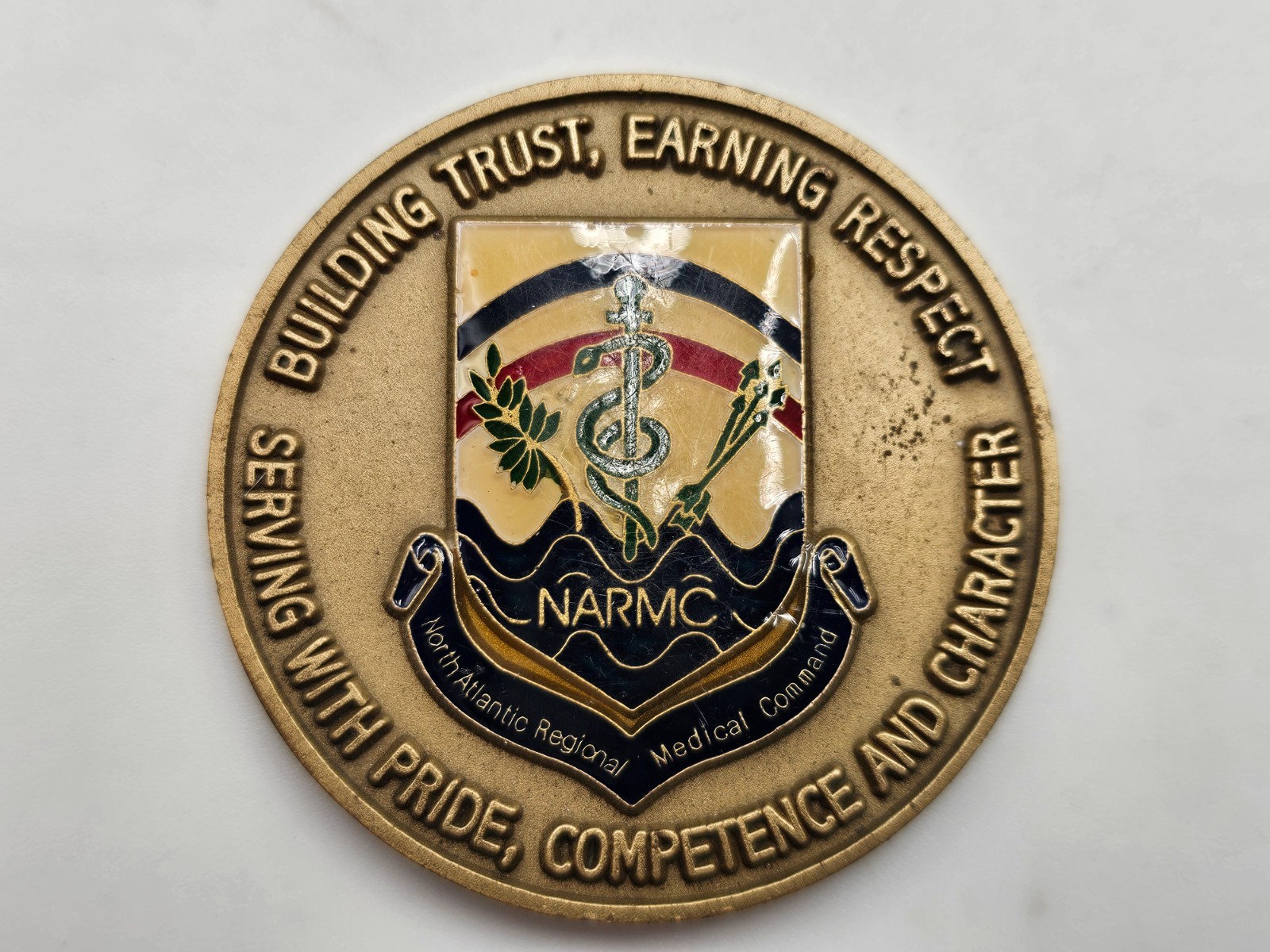 NARMC  North Atlantic Regional Medical Command  Challenge Coin